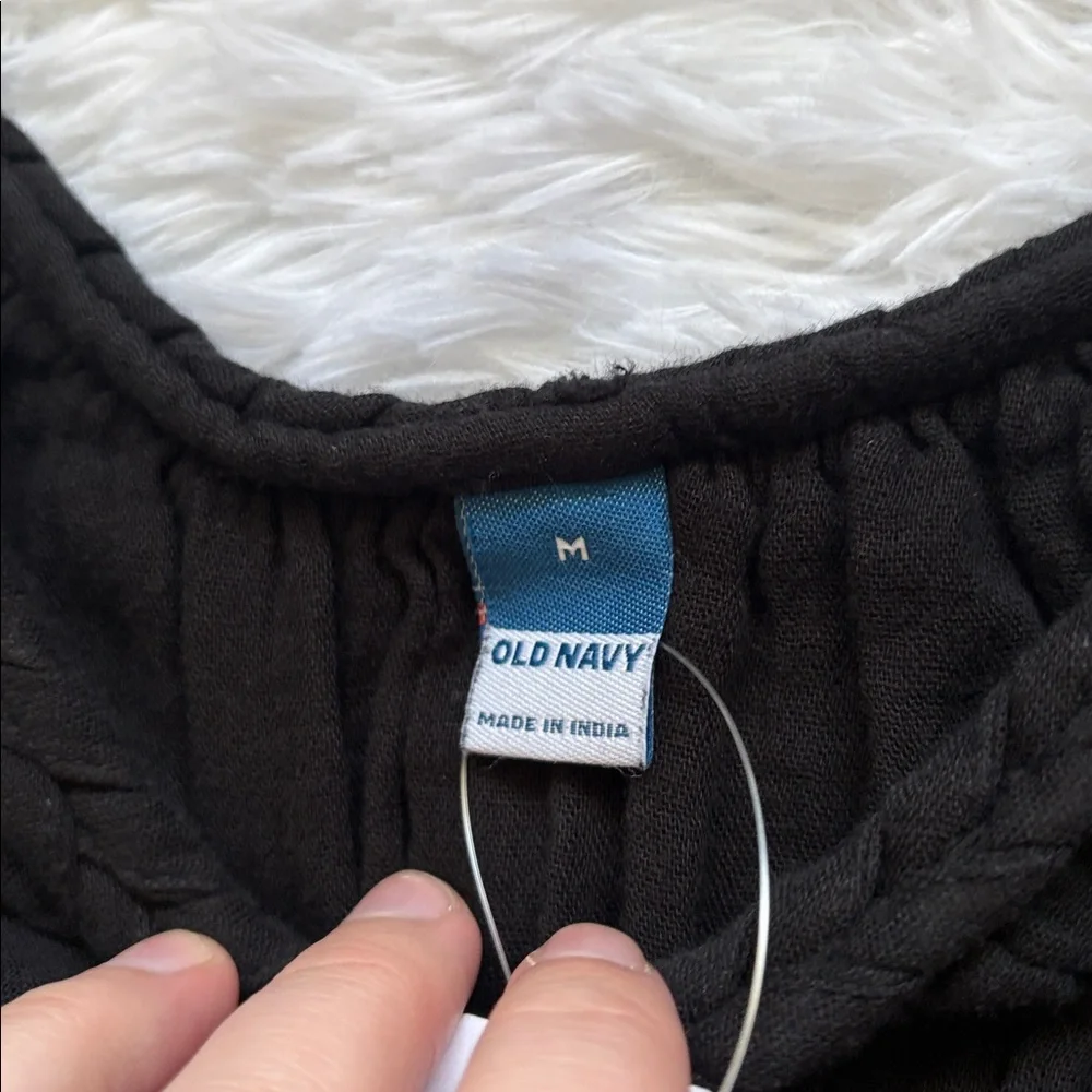 NWT Old Navy Black Braided Tank Size M - Picture 6 of 15